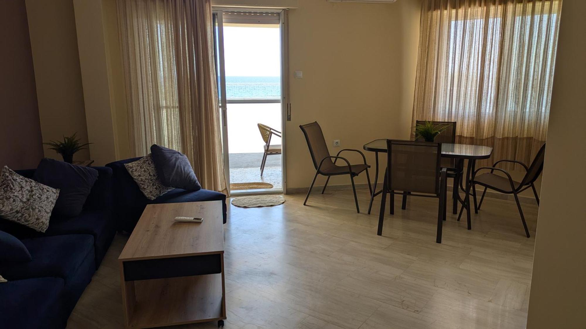 Beachfront Apartment Неа-Муданія Екстер'єр фото